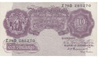 TEN SHILLINGS BANKNOTE PEPPIATT REF SHILL-11 - 10 Shillings Banknotes - Cambridgeshire Coins
