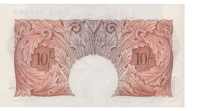 TEN SHILLINGS BANKNOTE PEPPIATT REF SHILL-13 - 10 Shillings Banknotes - Cambridgeshire Coins