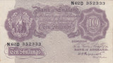 TEN SHILLINGS BANKNOTE PEPPIATT REF SHILL-4 - 10 Shillings Banknotes - Cambridgeshire Coins