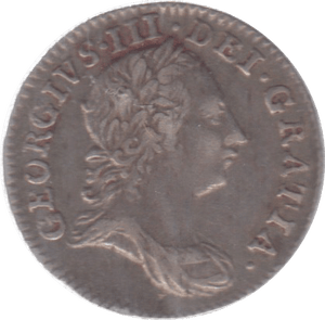 1762 MAUNDY THREEPENCE ( VF ) A