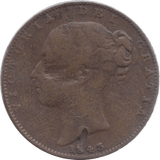 1843 FARTHING ( FINE ) 19 - Farthing - Cambridgeshire Coins