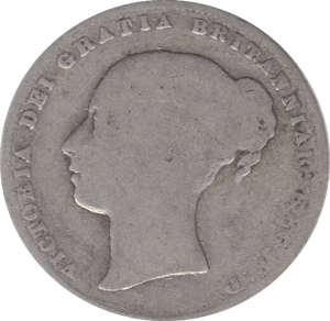 1839 SHILLING ( FAIR ) B - Shilling - Cambridgeshire Coins