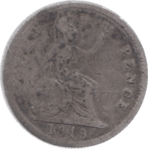 1849 FOURPENCE ( FAIR ) - Fourpence - Cambridgeshire Coins