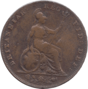 1843 FARTHING ( FINE ) 19 - Farthing - Cambridgeshire Coins