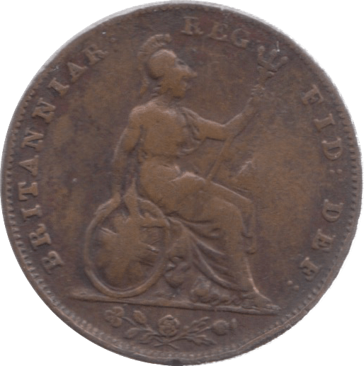1843 FARTHING ( FINE ) 19 - Farthing - Cambridgeshire Coins