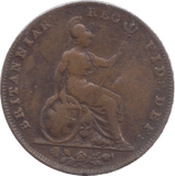 1843 FARTHING ( FINE ) 19 - Farthing - Cambridgeshire Coins