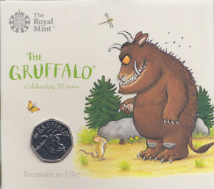 The Gruffalo 2019 UK 50p Brilliant Uncirculated Coin - 50p BU Pack - Cambridgeshire Coins