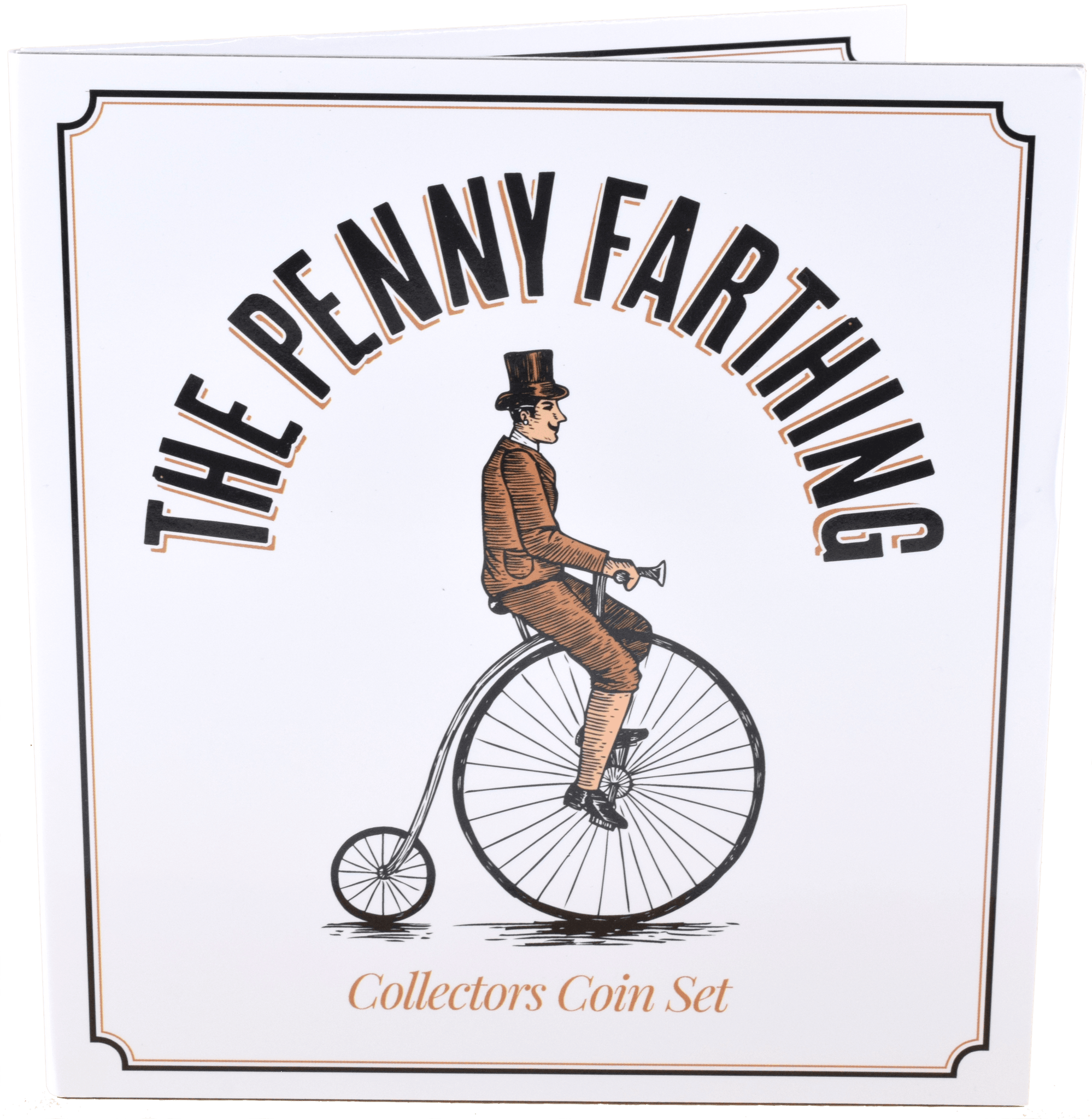 The Penny Farthing Bike Cycle Coin Collectors Album Gift Xmas