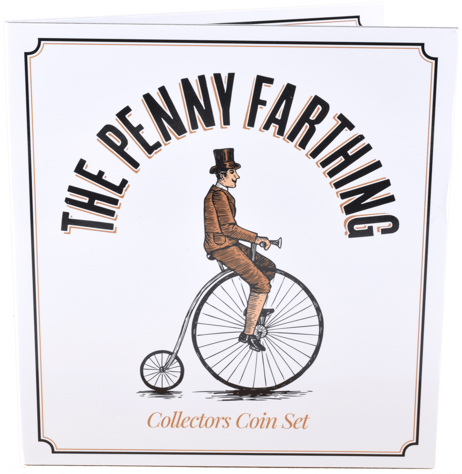 The Penny Farthing Bike Cycle Coin Collectors Album Gift Xmas Stocking Filler - Gift Ideas - Cambridgeshire Coins