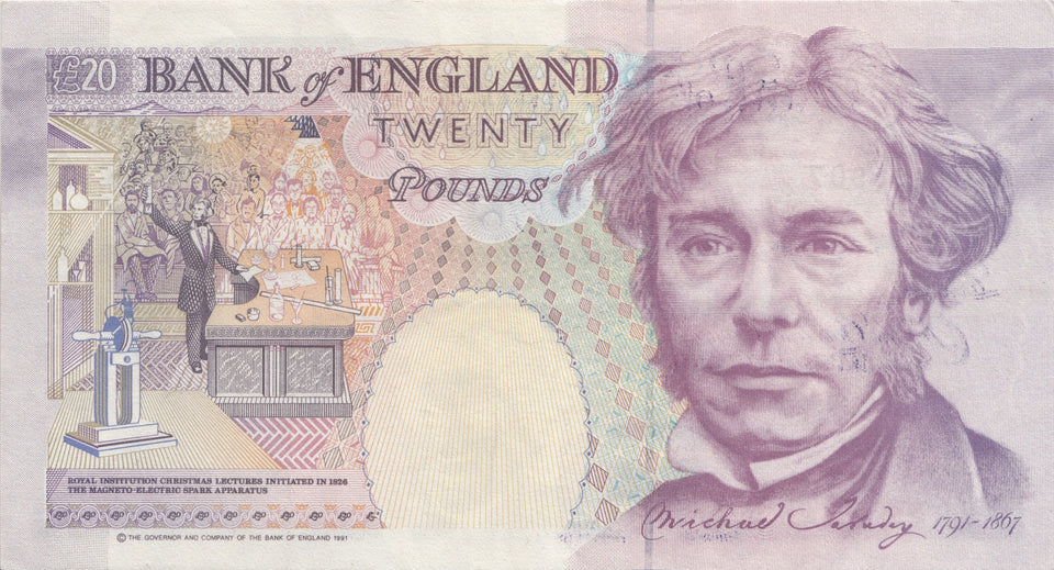 TWENTY POUNDS BANKNOTE GILL REF £20-6 - £20 Banknotes - Cambridgeshire Coins