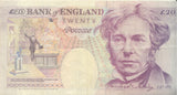 TWENTY POUNDS BANKNOTE KENTFIELD REF £20-7 - £20 Banknotes - Cambridgeshire Coins
