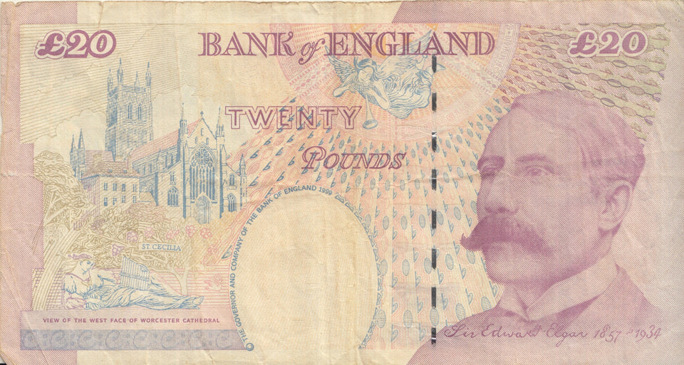 TWENTY POUNDS BANKNOTE LOWTHER £20-17 - £20 Banknotes - Cambridgeshire Coins