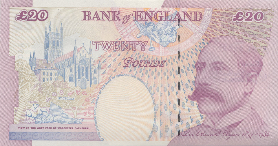 TWENTY POUNDS BANKNOTE LOWTHER REF £20-16 - £20 Banknotes - Cambridgeshire Coins