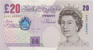 TWENTY POUNDS BANKNOTE LOWTHER REF £20-16 - £20 Banknotes - Cambridgeshire Coins