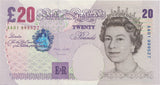TWENTY POUNDS BANKNOTE LOWTHER REF £20-16 - £20 Banknotes - Cambridgeshire Coins