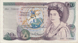 TWENTY POUNDS BANKNOTE SOMERSET REF £20-24 - £20 Banknotes - Cambridgeshire Coins