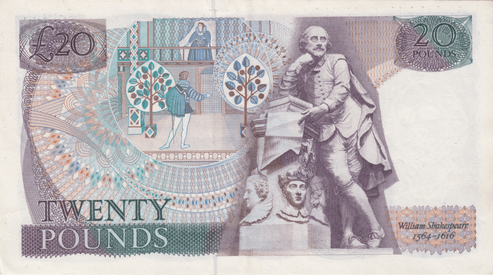 TWENTY POUNDS BANKNOTE SOMERSET REF £20-6 - £20 Banknotes - Cambridgeshire Coins