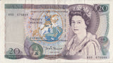 TWENTY POUNDS BANKNOTE SOMERSET REF £20-6 - £20 Banknotes - Cambridgeshire Coins
