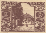 TWO MARKS GERMANY NOTTGELD BANKNOTE REF 1491 - World Banknotes - Cambridgeshire Coins
