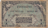 UNITED STATES MILITARY BANKNOTE 1 DOLLAR REF 1377 - World Banknotes - Cambridgeshire Coins