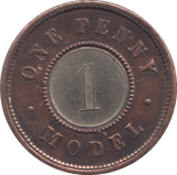 VICTORIAN ONE PENNY MODEL TOY MONEY - TOY MONEY - Cambridgeshire Coins