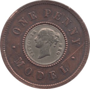 VICTORIAN ONE PENNY MODEL TOY MONEY - TOY MONEY - Cambridgeshire Coins