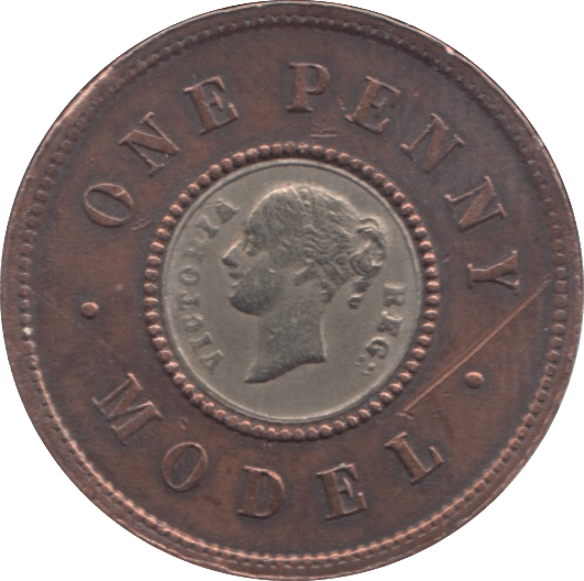 VICTORIAN ONE PENNY MODEL TOY MONEY - TOY MONEY - Cambridgeshire Coins