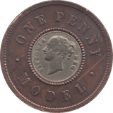 VICTORIAN ONE PENNY MODEL TOY MONEY - TOY MONEY - Cambridgeshire Coins