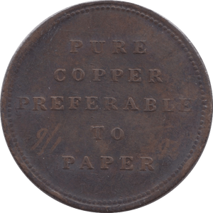 WALTHAMSTOW TOKEN HALFPENNY ( REF 294 ) - Token - Cambridgeshire Coins