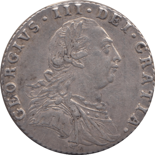 1787 SIXPENCE ( GVF ) 7