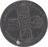 1758 SHILLING ( GF ) HOLED 5