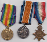 WW1 MEDAL TRIO COLLECTION, 1914-15 MONS STAR MEDAL, 1914-19 VICTORY WAR MEDAL, 1914-18 BRITISH WAR MEDAL PTF. J.BEETMAN. SOM .I. - MEDALS - Cambridgeshire Coins