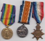 WW1 MEDAL TRIO COLLECTION, 1914-15 MONS STAR MEDAL, 1914-19 VICTORY WAR MEDAL, 1914-18 BRITISH WAR MEDAL PTF. J.BEETMAN. SOM .I. - MEDALS - Cambridgeshire Coins