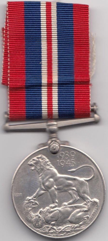 Medaglia Di Guerra 1939-45 Britannica Grandezza Naturale - Riproduzione Per Collezionisti - Esercito, Marina, RAF