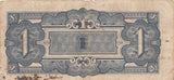 WWII 1 DOLLAR MALAYA JAPANESE GOVERNMENT BANKNOTE REF 1210 - World Banknotes - Cambridgeshire Coins