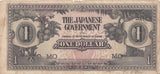 WWII 1 DOLLAR MALAYA JAPANESE GOVERNMENT BANKNOTE REF 1210 - World Banknotes - Cambridgeshire Coins