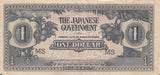 WWII 1 DOLLAR MALAYA JAPANESE GOVERNMENT BANKNOTE REF 1213 - World Banknotes - Cambridgeshire Coins